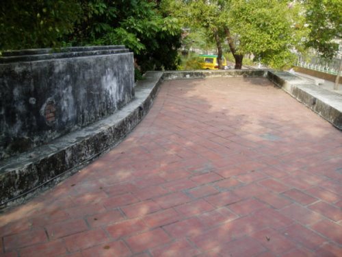 訓風砲台上方平台圖